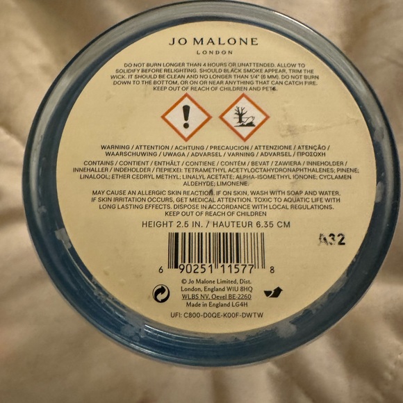 Jo Malone empty special edition wood sage & sea salt sea themed empty ca… - Picture 9 of 9